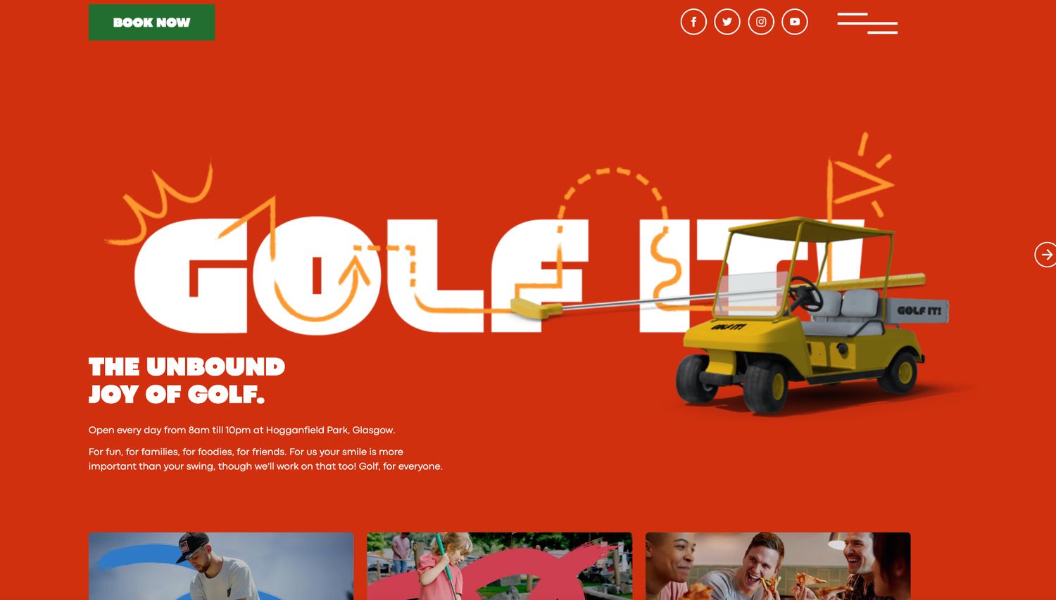 Golf It! brand launch