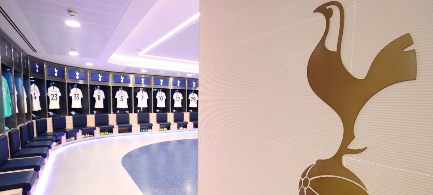Inside Tottenham Hotspur Stadium and crest treatments
