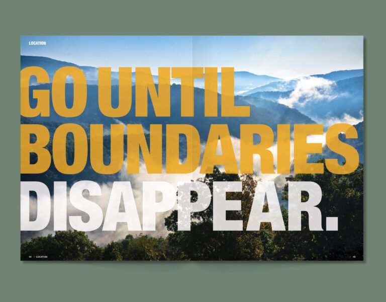 Go Until Boundaries Disappear campaign